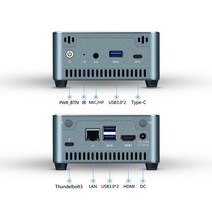컴퓨터데스크탑미니PC램 SM027+CPU 인텔I3-10110U 윈도우11 32GB1TB와이파이6블루투스터미널, 03I7-10510U321TB_03EU