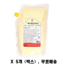 사자표 파인요거드레싱2kg X5개 박스 드레싱, 5개, 2kg