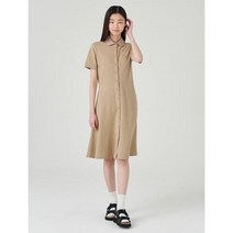 [빈폴레이디스] 플레어 피케 원피스 베이지 BF2371O01A