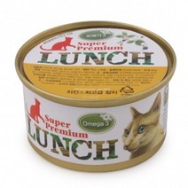 드림펫 고양이 런치슈퍼프리미엄 치킨 참치 80g, 없음, 상세설명 참조