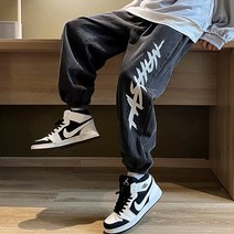 스타우트 데님 트레이닝 밴딩 팬츠