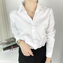 기본핏 면 100 카라 셔츠 긴팔 남방 블라우스 화이트 블랙 민트 연보라 베이지 카키 네이비 10색