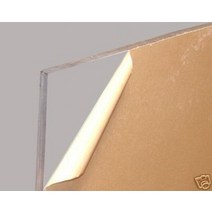 투명 아크릴 플렉시글라스 시트 두께 0.6cm(1/4인치) 20.3cm(8인치) x 30.5cm(12인치) (2팩)