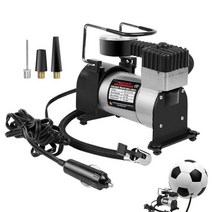 자동차 에어 펌프 타이어 전기 팽창기 자전거 및 오토바이 용 에어펌프, 한개옵션0