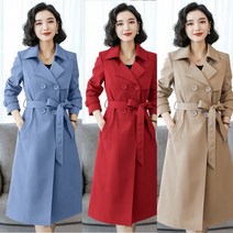 봄가을 아우터 여성 미디 오버핏 캐주얼 자켓 트렌치코트