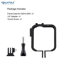 고프로호환하우징 방수케이스QIUNIU-표준 보호 프레임 케이스 하우징 쉘 커버 GoPro Max 360 파노라마 카, 01 Package