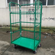 롤테이너 파레트랙 구루마 손수레 운반대차 짐수레 물류대차 물류창고 카트랙, H 삼면 1200 x 1000 x 1700, FREE