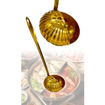 [GOROPRI]물 깎기 오타마 홀 아키오타마 오타마 옥 레이들 화냄비 화둔 화진 锅 1개로 4역 전해 냄비 냄비 요리 냄비 파티 음식점 이자카야 업무용 (골드 2개 세트)