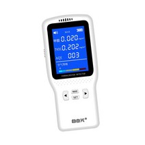 QDY 실내 옥외 작업장을 위한 소형 대기 오염 미터 발광 다이오드 표시 오염 미터, 15cmx6.8cmx5.5cm, 하얀색, ABS