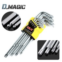 육각렌치 볼렌치/별렌치 9PCS 중형, 육각 볼렌치 중형 9PCS