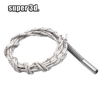 카트리지 히터 세라믹 케이블 프린터 프린트 헤드 유도 가열 튜브 요소, 12v50w 2m 흰색