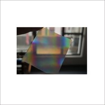 애완 동물 회절 시트 5x5cm 간섭 격자 교육 물리학 실험 분광기 스펙트럼 무지개 창, 02 200lines, 01 5x5cm