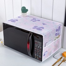 전자렌지커버선스크린 방진 커버 세탁기 방수 케이스 마이크로 웨이브 오븐 보호 먼지 전면로드 드라이어, 12 분홍색