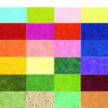 예한한지 색운용지 1장 640*940mm 색한지 예단한지 포장용 공예용 창호용 조명용, 7노랑색