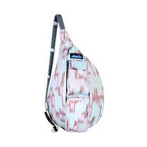 조정 가능한 로프 숄더 스트랩이 있는 KAVU 미니 슬링 팩, One Size, Beach Ikat