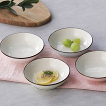 BYK 리빙아트 찬기 4p 박스포장 접시 그릇세트다기세트 그릇세트 그릇 접시 다기 밥그릇 공대 식기 식기세트 접시그릇세트, 본상품