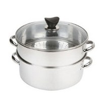 베이킹파티 구떼 명품 스텐2단찜기 떡케익찜기