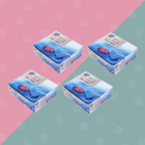 알파 더블크립 50p 소 × 4세트 사무용집게 사무실비품