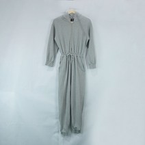 RAN 지퍼여밈 후드긴팔점프수트 그레이 (여성 M)