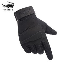 전술반지장갑 겨울 남녀 피트니스 트레이닝 아웃도어 오토바이 라이딩 루지 운동 바람 쐬기, ST31-블랙(전지)