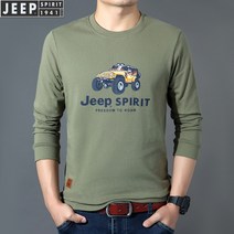 지프 스피릿 신상남레깅스캐주얼라운드티셔츠남성긴팔티셔츠TS1109