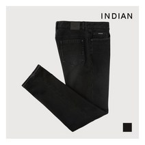 [웰메이드(남성)] [INDIAN] 남성 겨울 블랙 본딩 데님 팬츠_MIUDLXWA181
