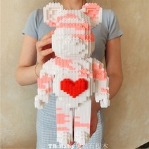 베어브릭 나노블럭 캐릭터 블럭 블록 모음 2480PCS 35x20CM, 3