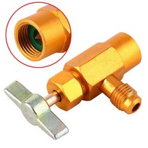 냉매 회수기 오픈 밸브 r134a 냉장 병따개 에어컨 도구 프레온 캔 오프너 CT338 339 R12 R600A R22 R134A, [01] Gold