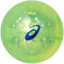 아식스 파크골프공 하이파워 헥사곤 4피스 볼 3283A079, 옐로우, 4개, 1개입