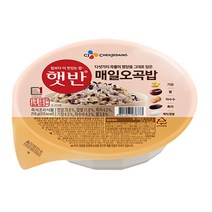 햇반 매일오곡밥 210g 오곡밥 잡곡밥 즉석밥, 12개