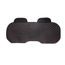 인더카 경차전용 다이아 퀼팅방석 2열 뒷좌석, 블랙레드, 경차용 1개