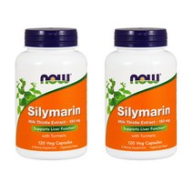 나우푸드 실리마린 밀크 시슬 추출물 터메릭 포함 150mg 베지 캡슐 120개입 × 2개