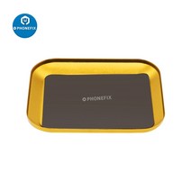 aluminium alloy magnetic screw tray plate for mobile phone rc 크롤러 car rc boat drone rc model repair, 노란색