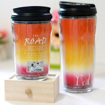 더로드 노을 포토 텀블러 선물포장, 스테인리스[ 420ml](+8000)