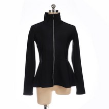 키즈 주니어 피겨 스케이트 10대 핑크 초등 학생 여아 자켓 훈련복 어린이 아이 상의 연습복 트레이닝 아이스 스케이팅, B.블랙