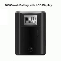 자동 레이저 레벨기 수평기 삼각대 3D 16라인 4D 360도 기 충전 리튬 배터리, 26800mwh LCD 배터리