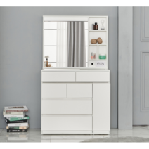 아이리스 LED 수납화장대 4종 (전국배송 제주도배송), 800 화장대 화이트