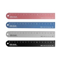 ♠†아이비스 1200 16cm스틸직자(SP) 측정자 방안자 눈금자†♠ 0623 KANGV:), 핑크