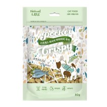 포켓 크리스피 고양이간식 참치 새싹보리 80g, 참치와 새싹보리, 3개