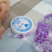 비즈 반지 팔찌 만들기 우레탄줄 낚시줄 1mm 투명