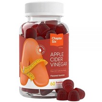 Zahler 잘러 애플 사이다 식초 젤리 60개 챕터 식스 178543