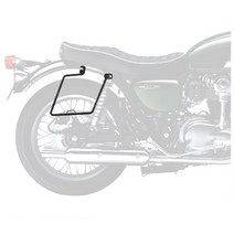 가와사키 W800 W800카페 / W800스트리트 W650 W400 사이드백 브라켓 캐리어 사이드 스탠드 거치대, 왼쪽