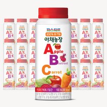 파스퇴르 100% 유기농 야채농장 ABC주스 190ml x 24팩, 상세페이지 참조, 상세페이지 참조