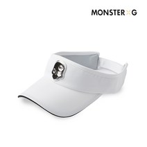 몬스터지 남녀 공용 썬캡 화이트 MC21UWV-17