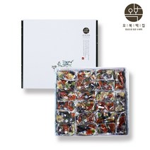 오복떡집 모듬영양찰떡 완두베기 호박꼬지 영양찰떡 아침대용 수제떡 개별포장 75g*21개입 쇼핑백포함, 21개, 75g
