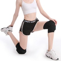 충격흡수쿠션 흘러내림방지 무릎보호대 마라톤보호대 농구, GRAY/L