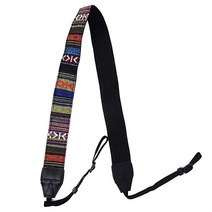 HONBAY 유니버셜 Camera Neck Strap Retro Ethnic Style Shoulder mpatible with Va리오us DSLR/SLR Brands (Blue