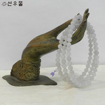 백옥 염주 10mm - 천연원석 108염주불교악세사리 소원성취 영원불멸