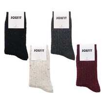 ALL-AK 삭스핏 여자 아크릴 니트 크루삭스 4color 4종 택1