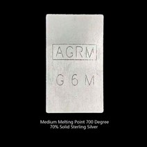 쉬운 중간 하드 실버 솔더 플레이트 플레이트 보석 용접 플레이트 도구 금속 금속 형성 스탬핑 엠보싱 에칭 블랭크, B 중간 온도